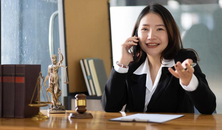 woman on the phone